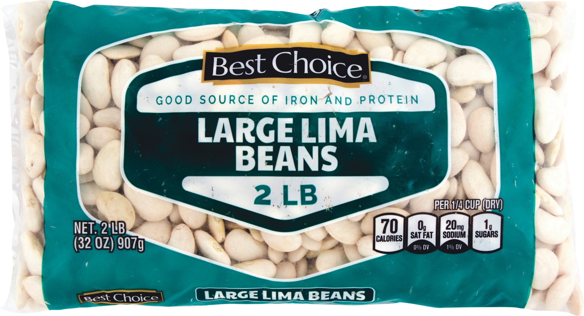 slide 1 of 1, Best Choice Lima Beans, 32 oz