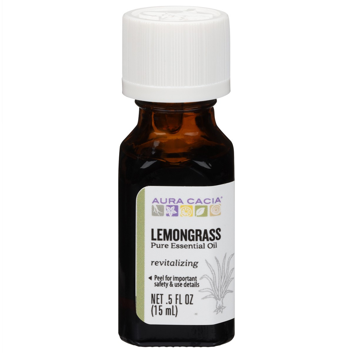 slide 1 of 3, Aura Cacia Aura Esntl Oil Lemongrs, 0.5 fl oz