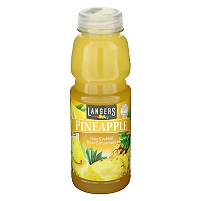 slide 1 of 1, Langers Pineapple Juice Cocktail - 15.2 fl oz, 15.2 fl oz