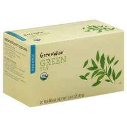 GreenWise Organic Green Tea Bags - 20 ct