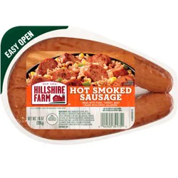 Hillshire Farm Hot Smoked Sausage, 14 oz.