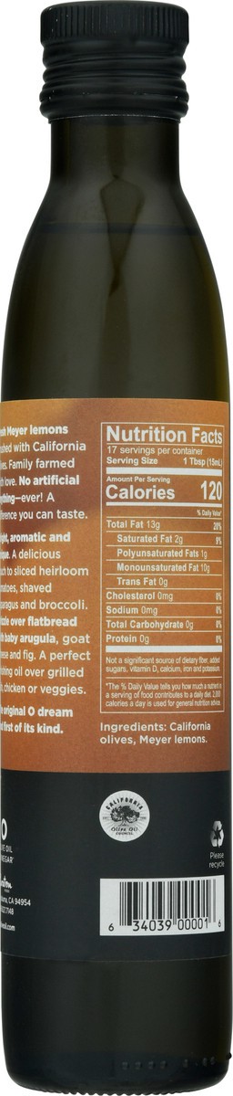 slide 5 of 14, O California Meyer Lemon Olive Oil 8.5 fl oz, 8.5 fl oz