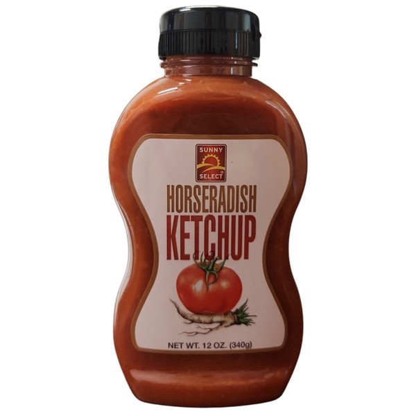 slide 1 of 1, Sunny Select, Horseradish Ketchup, 12 oz