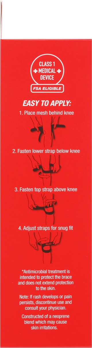 slide 10 of 12, Mueller Maximum Adjustable Max Knee Strap 1 ea, 1 ct