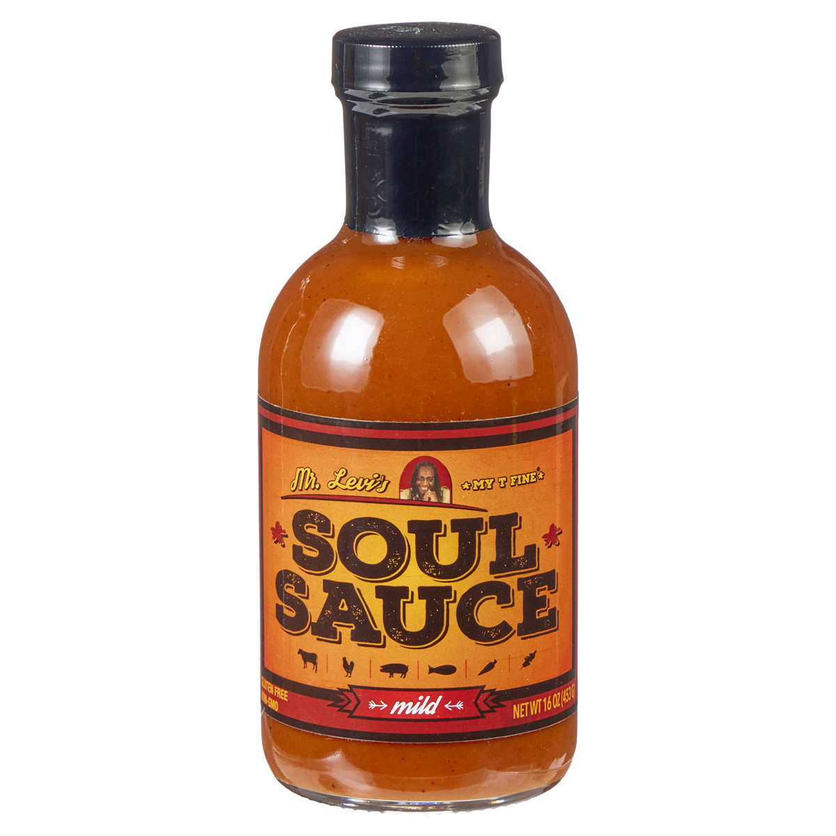 slide 1 of 29, Mr. Levi's Soul Sauce Mild, 12 oz