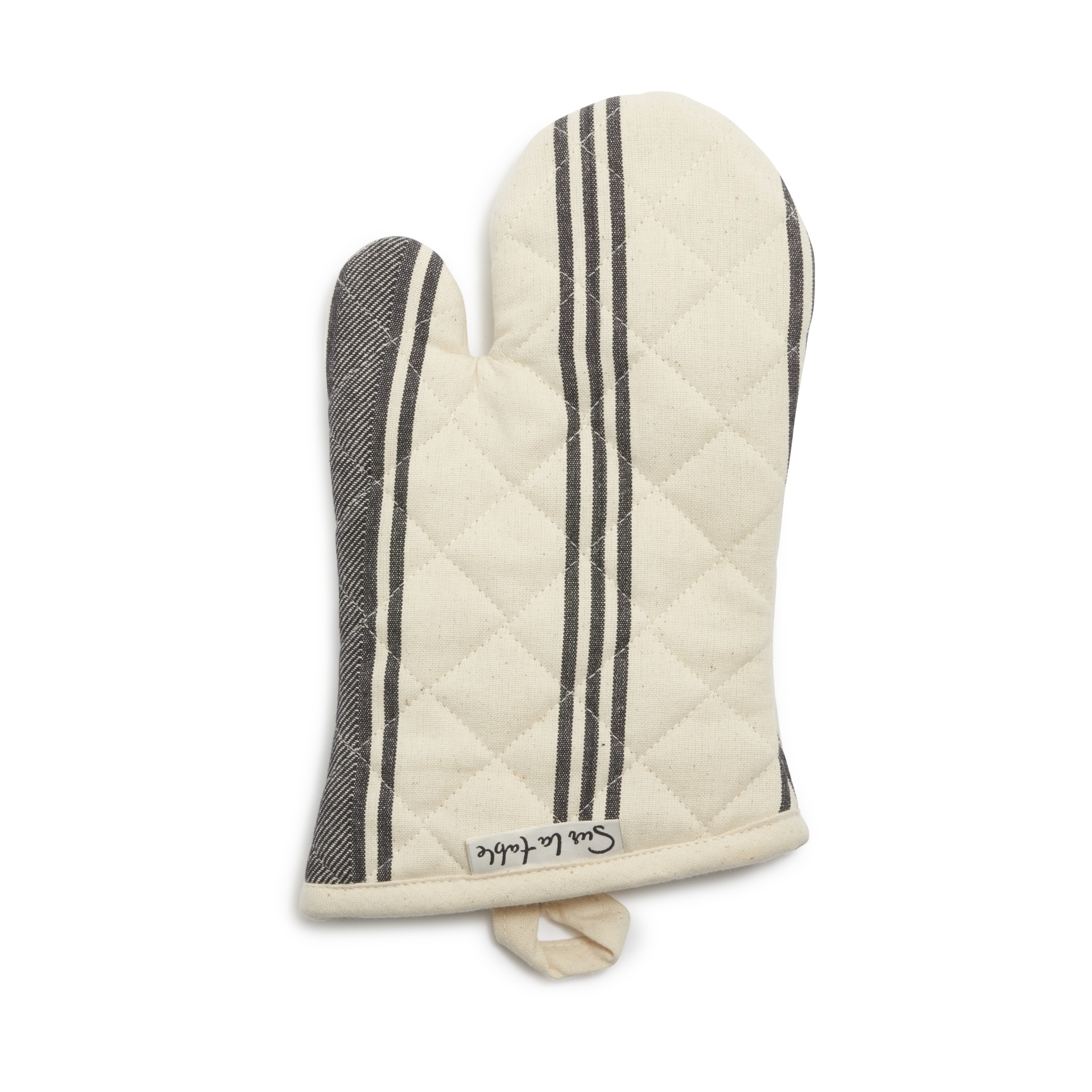 slide 1 of 1, Sur La Table Striped Oven Mitt, 1 ct