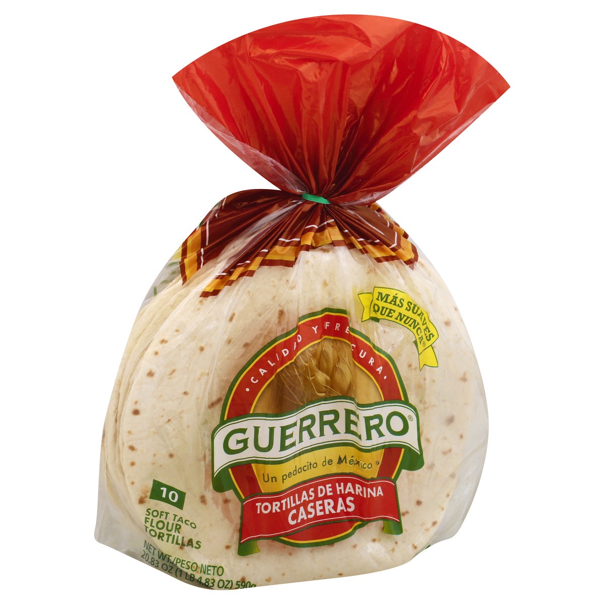 slide 2 of 13, Guerrero Soft Taco Flour Tortillas 10 ea, 10 ct