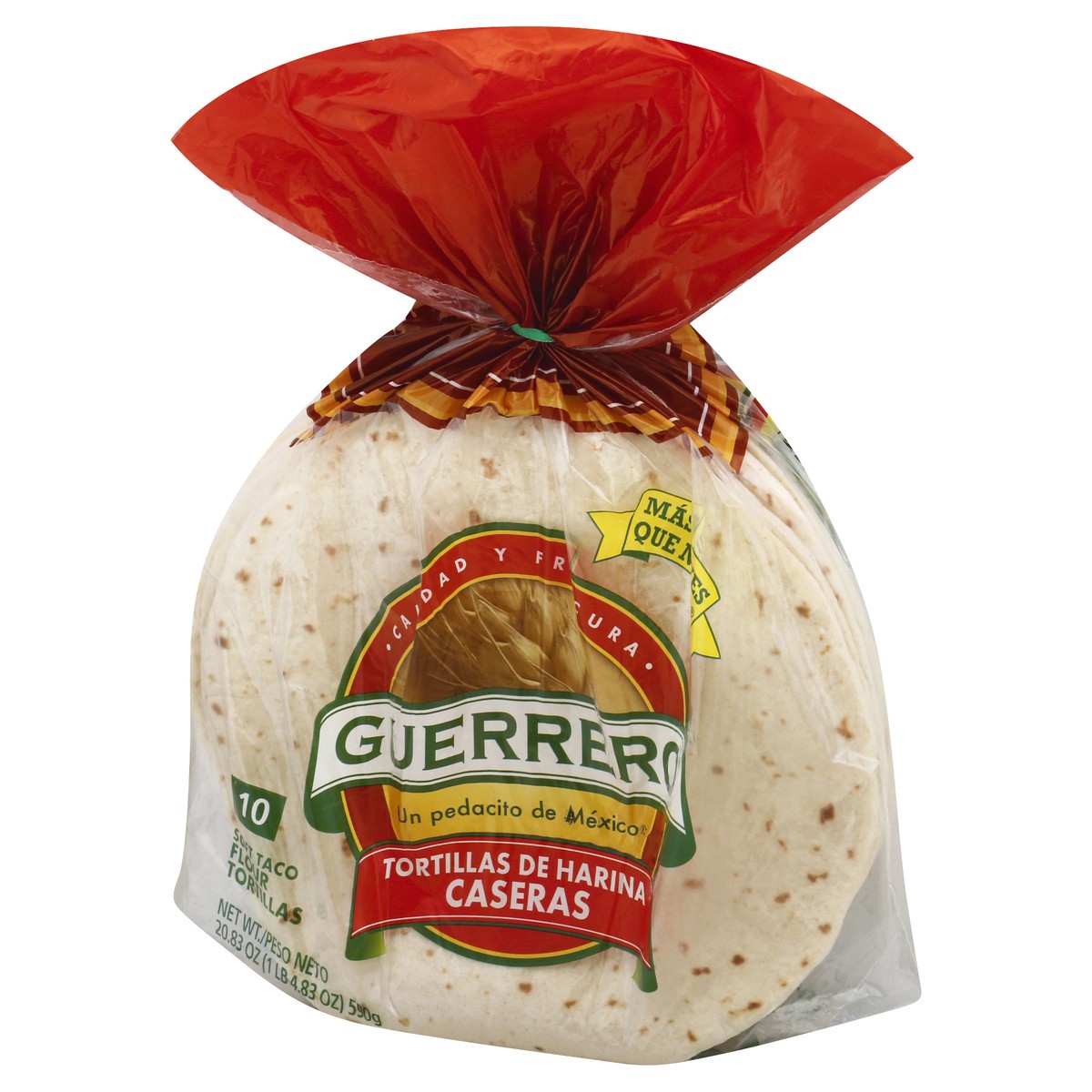 slide 10 of 13, Guerrero Soft Taco Flour Tortillas 10 ea, 10 ct