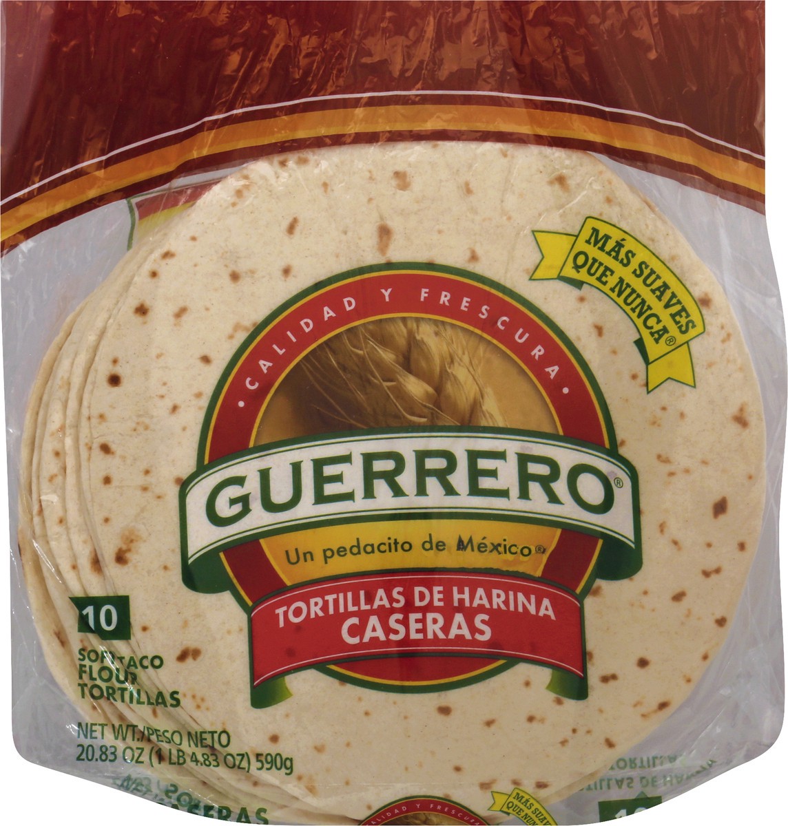 slide 1 of 13, Guerrero Soft Taco Flour Tortillas 10 ea, 10 ct