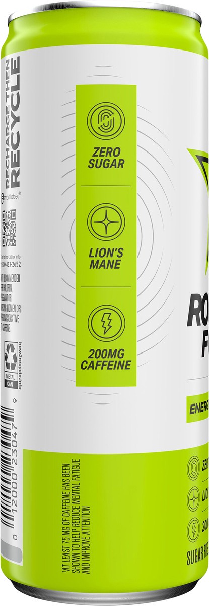 slide 3 of 7, Rockstar Focus Sugar Free Energy Drink Lemon Lime - 12 fl oz, 12 fl oz