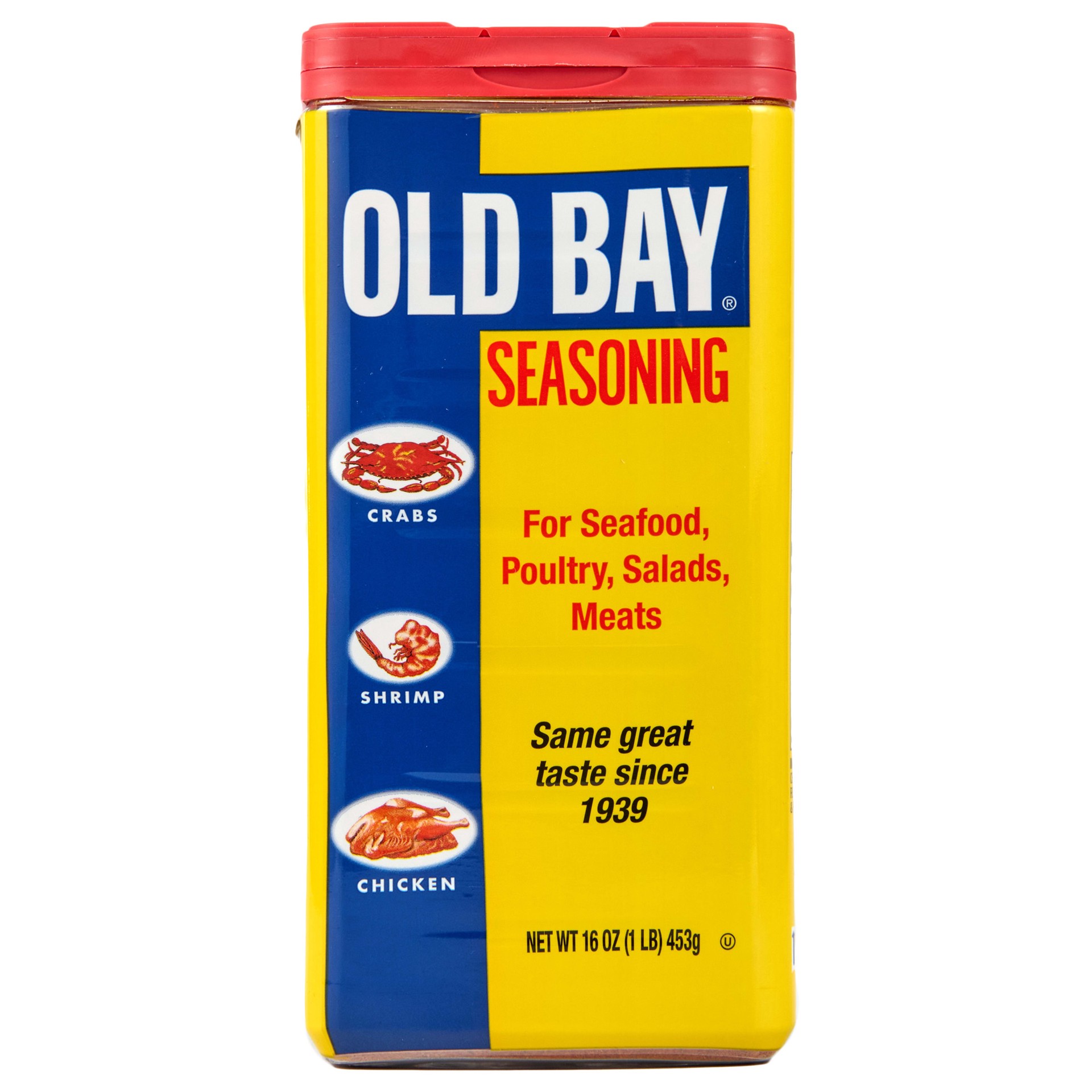 slide 1 of 9, Old Bay One Pound Can Seafood Seasoning, 16 oz, 16 oz