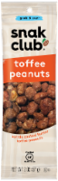 slide 1 of 6, Snak Club - Grab & Run Toffee Peanuts, 2 oz