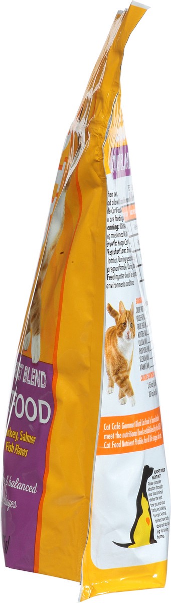 slide 5 of 11, Cat Cafe Gourmet Blend Chicken, Turkey, Salmon & Ocean Fish Flavors Cat Food 15 oz, 15 oz