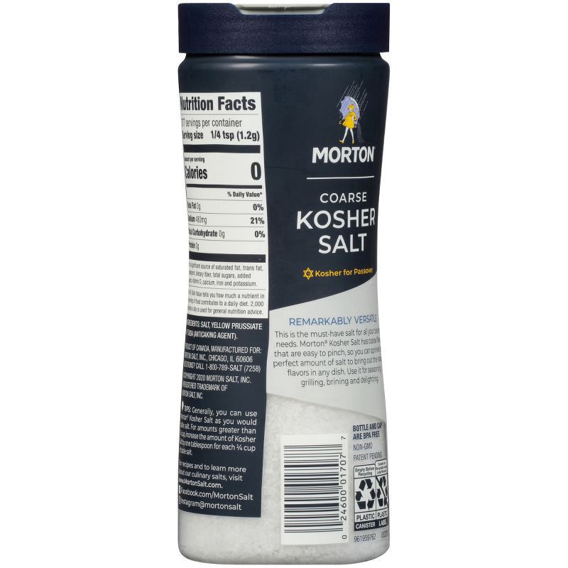 slide 3 of 10, Morton Coarse Kosher Salt - 16oz, 16 oz