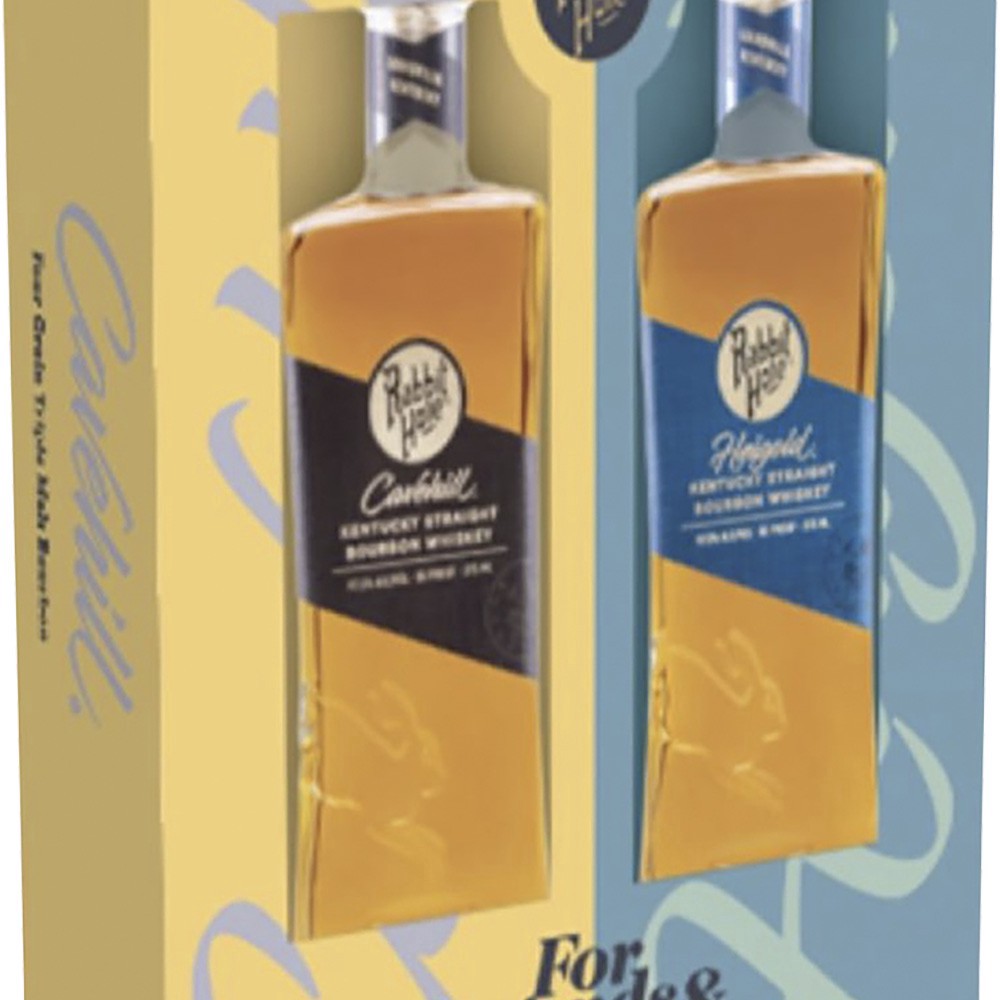 slide 1 of 1, Rabbit Hole Ky Straight Brbn Gift, 375 ml