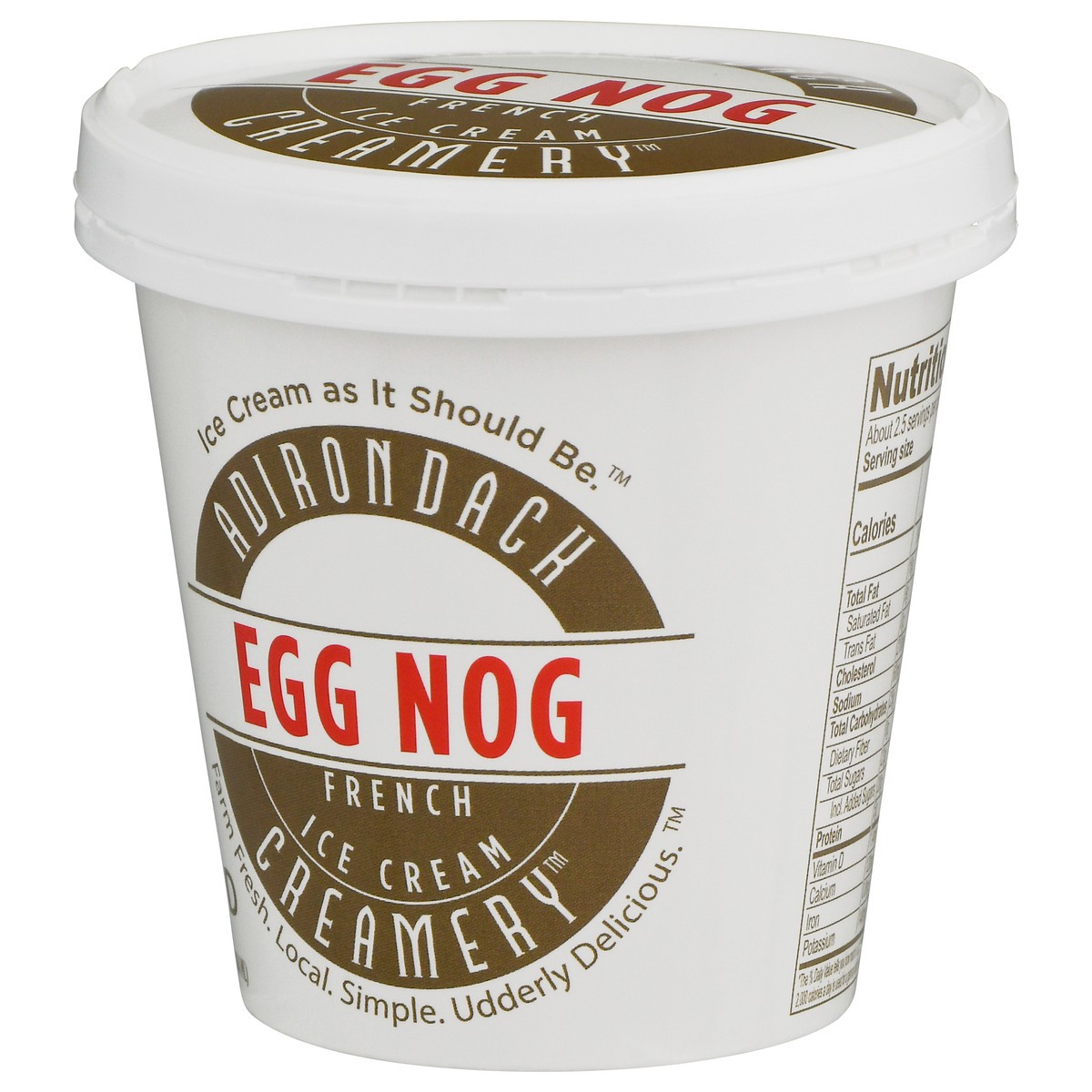 slide 3 of 9, Adirondack Creamery Egg Nog, 1 pint