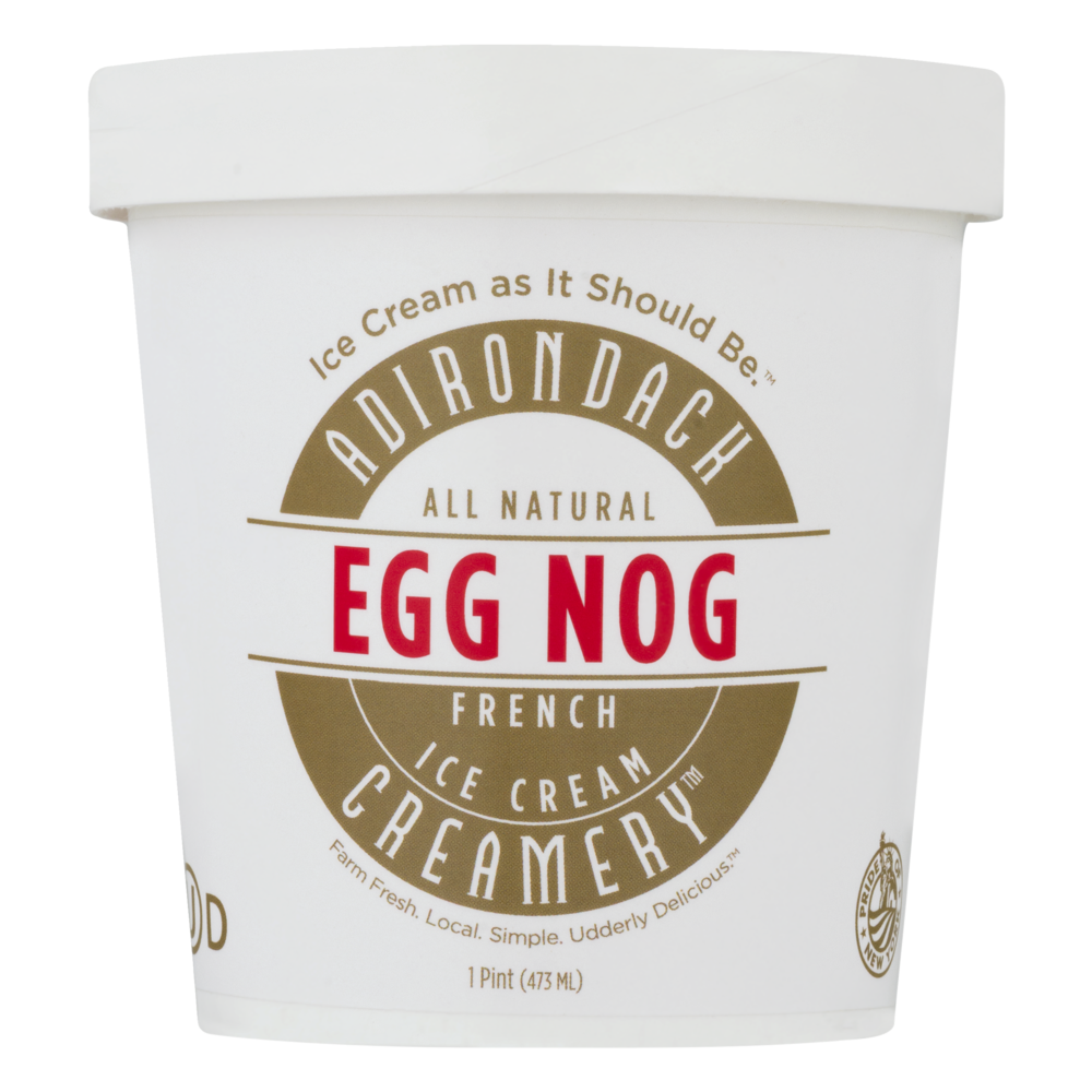 slide 1 of 1, Adirondack Creamery Adirondack Egg Nog Ice Cream, 16 fl oz