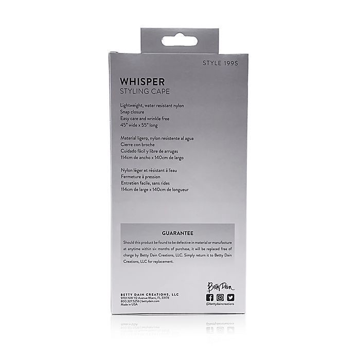 slide 8 of 10, Whisper Hair Styling Cape, 1 ct