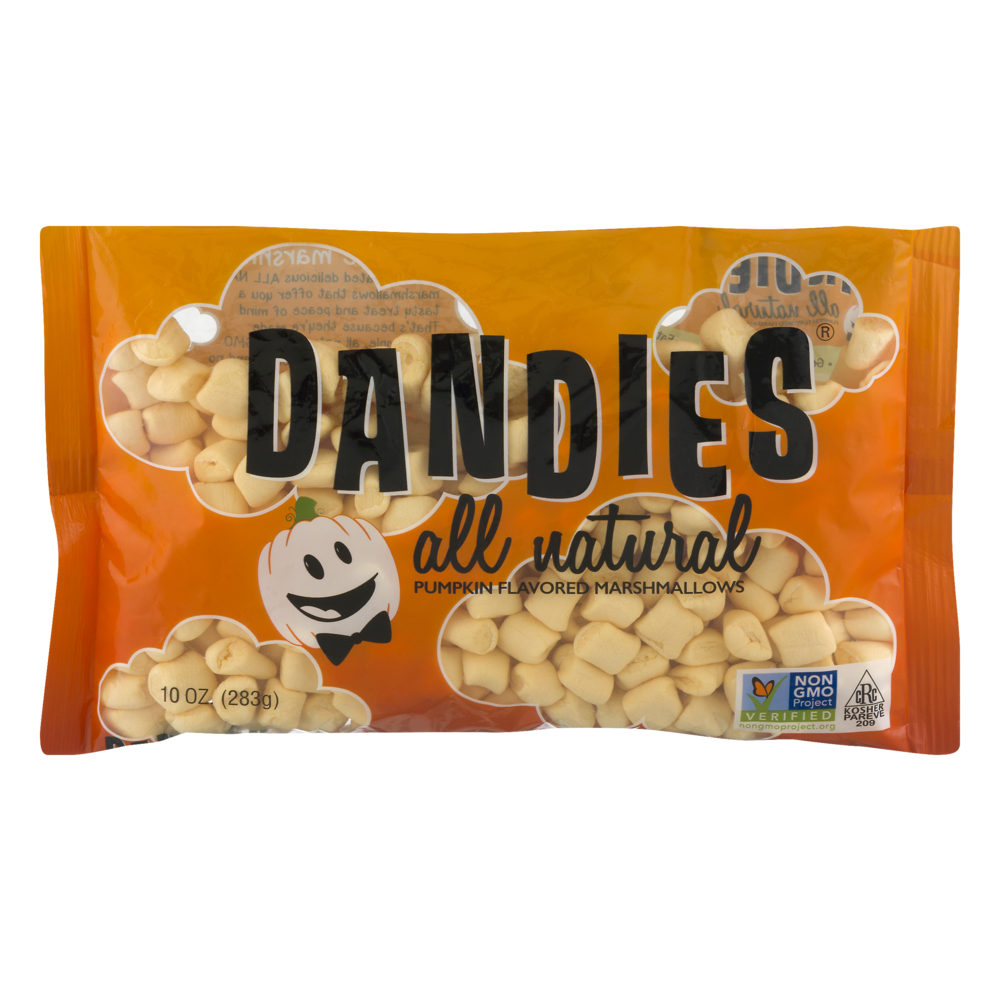 slide 1 of 1, Dandies Pumpkin Marshmallow Minis, 10 oz