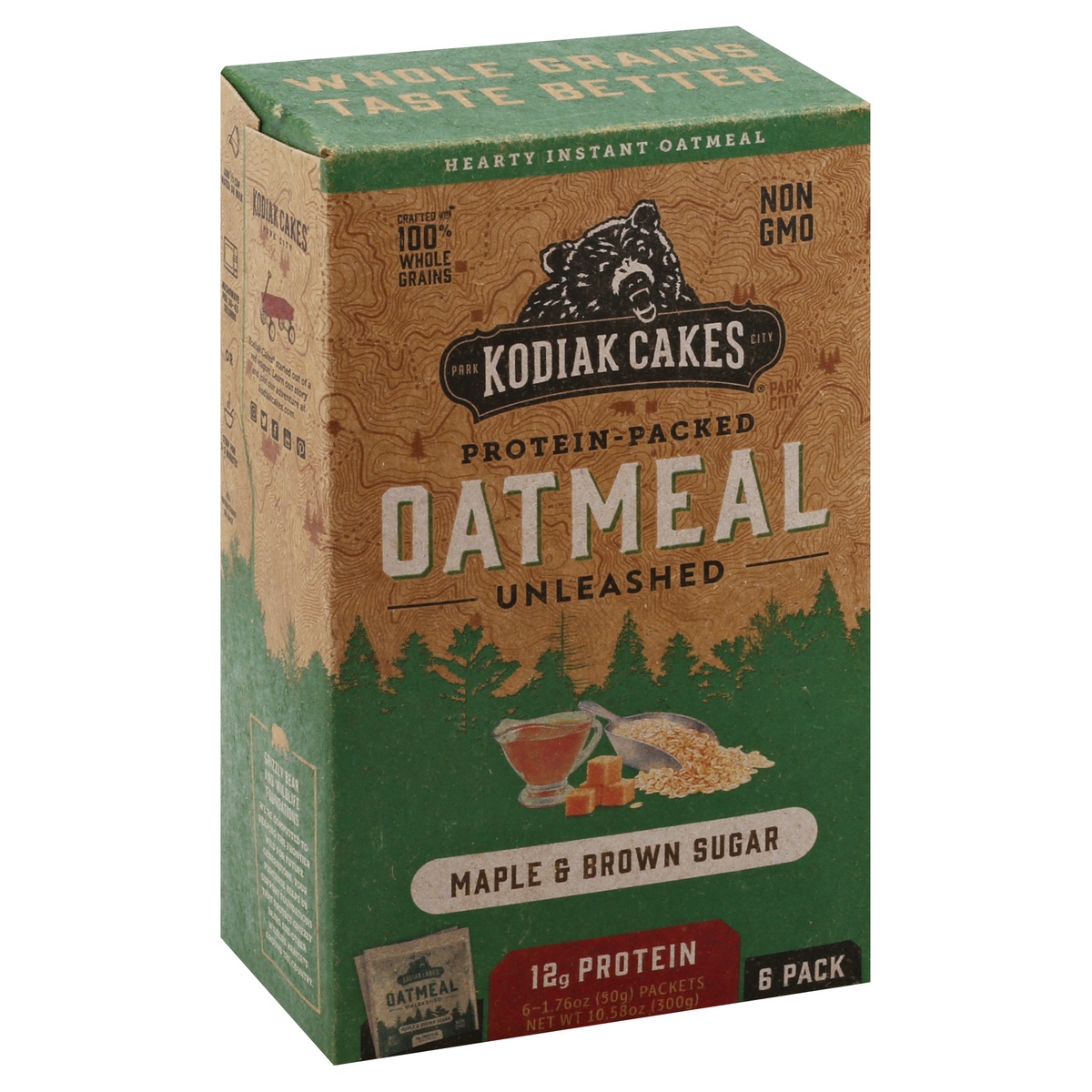 Kodiak Cakes Maple & Brown Sugar Oatmeal Packets. 2.12 oz Shipt