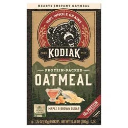 Kodiak Cakes Cakes Maple And Brown Sugar Instant Oatmeal