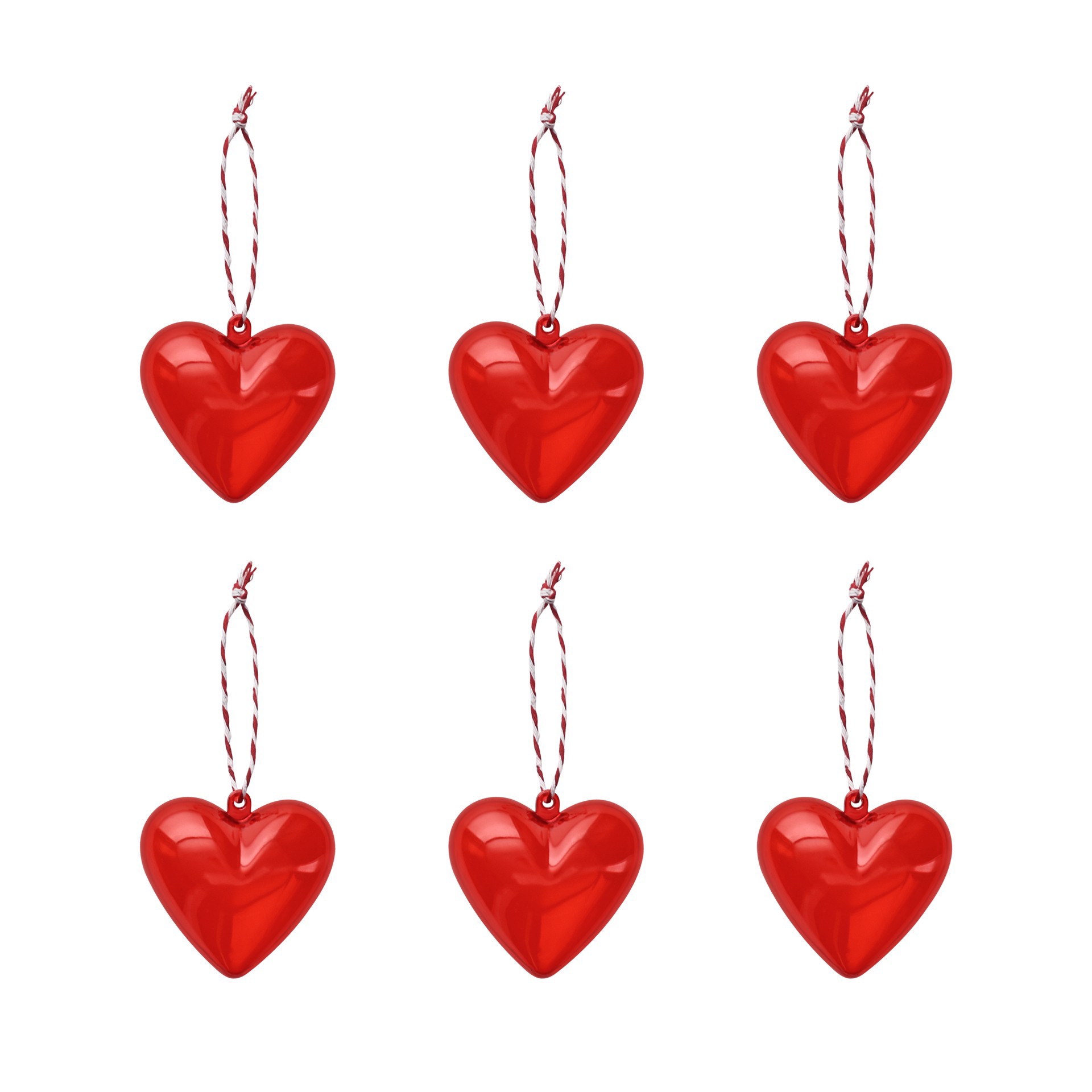 slide 2 of 3, 2.5" Red Heart Containers, 6ct. By Celebrate It, 6 ct