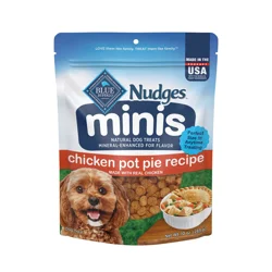 Nudges Mini Chicken Pot Pie Dog Treats 10 oz