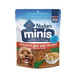 Nudges Mini Chicken Pot Pie Dog Treats 10 oz