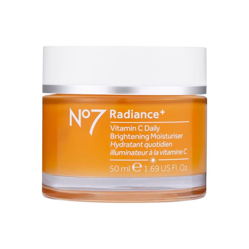 slide 1 of 1, No7 Radiance+ Vitamin C Daily Brightening Moisturizer - 1.69 fl oz, 1.69 fl oz