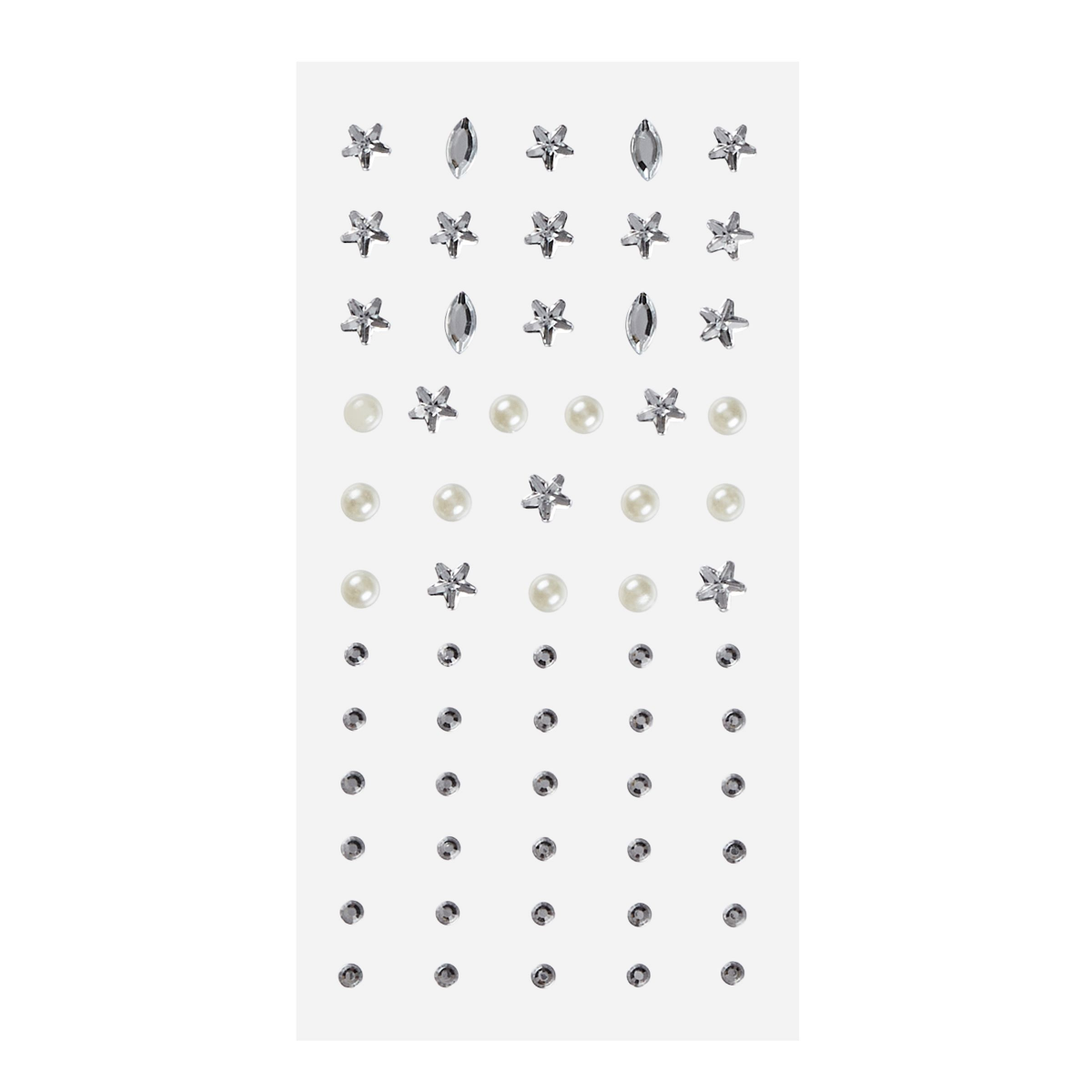 slide 2 of 2, scünci Scunci Star/Pearl Anywhere Sticker Set, 1 Ct, 1 ct