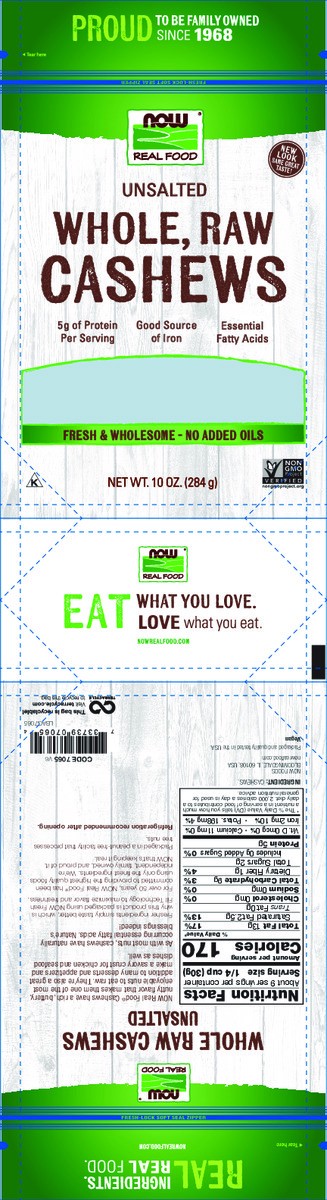 slide 4 of 9, NOW Natural Foods Cashews, Whole, Raw & Unsalted - 10 oz, 10 oz