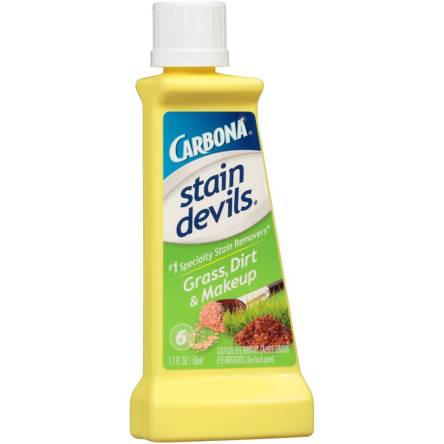 slide 4 of 6, Carbona Stain Devils 6 Grass, Dirt & Makeup Stain Remover 1.7 fl oz, 1.7 fl oz