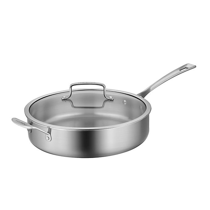 slide 1 of 1, Cuisinart Chefs Classic Pro Stainless Steel Covered Saute Pan, 5.5 qt