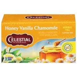 Celestial Seasonings Caffeine Free Honey Vanilla Chamomile Herbal Tea 20 Tea Bags