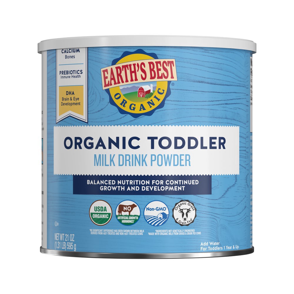 slide 1 of 4, Earth's Best Organic Toddler Milk Drink Powder 21 oz, 21 oz