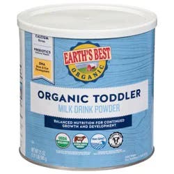 Earth's Best Organic Toddler Milk Drink Powder 21 oz