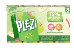 Plezi Kids Hydration Apple Splash Flavored Drink - 8 ct