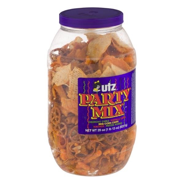 slide 1 of 1, Utz Snack Barrel - Party Mix, 30 oz