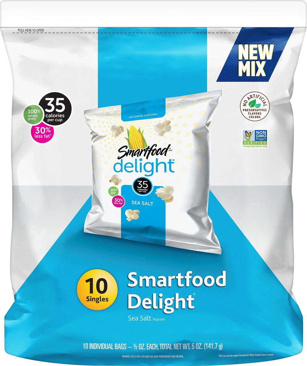 slide 4 of 5, Smartfood Delight Popcorn Variety Pack, 10 ct