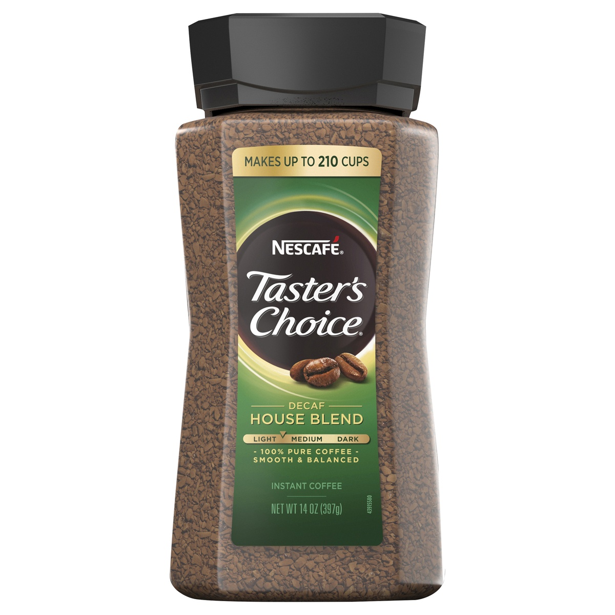 slide 1 of 7, Taster's Choice Decaf Instant Coffee, 14 oz