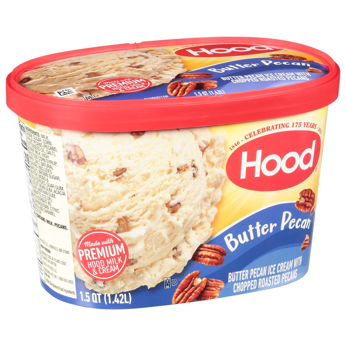 slide 2 of 11, Hood Ic Butter Pecan, 48 fl oz