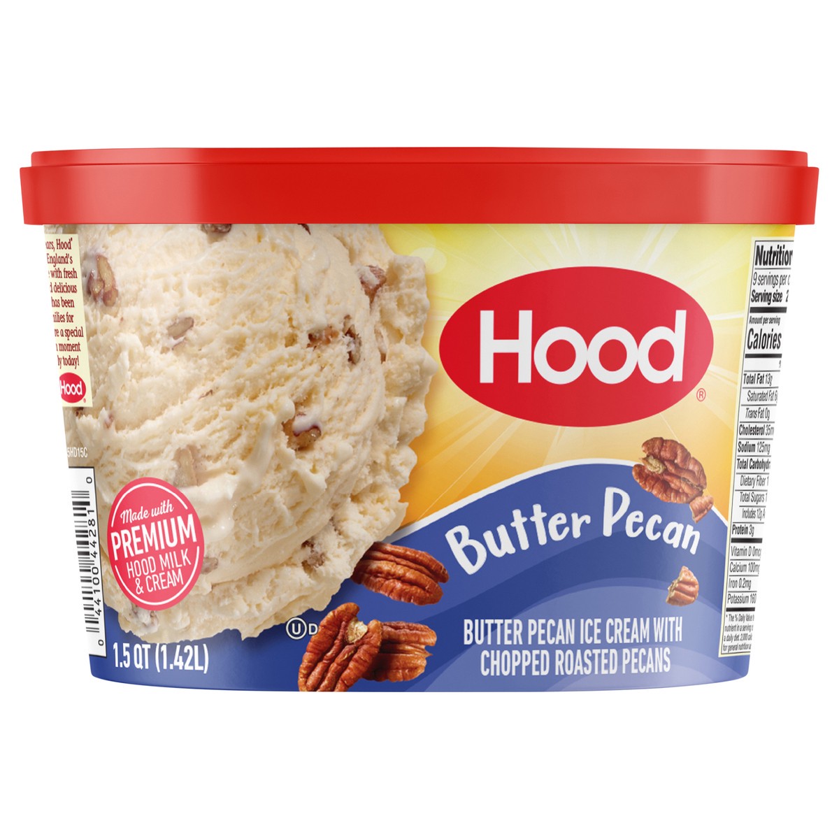 slide 1 of 11, Hood Ic Butter Pecan, 48 fl oz