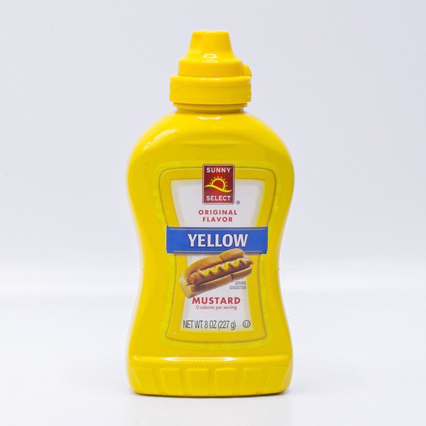 slide 1 of 1, Sunny Select, Squeeze Yellow Mustard, 8 oz