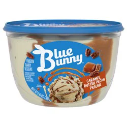 Blue Bunny Caramel Butter Pecan and Praline Frozen Dessert, 46 fl oz