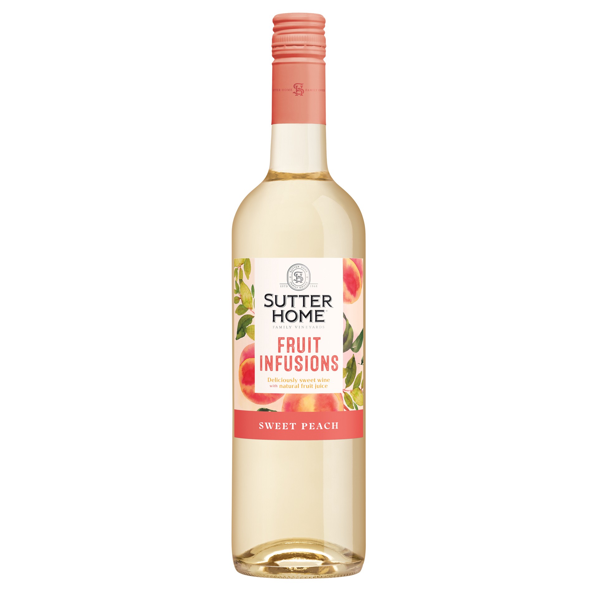 slide 1 of 1, Sutter Home Fruit Infusions Sweet Peach, 750 ml
