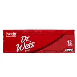 Weis Quality DR. Weis - 12 Pack Soda