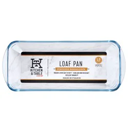 Kitchen & Table by H-E-B Tempered Borosilicate Loaf Pan