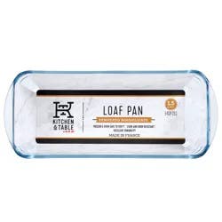 Kitchen & Table by H-E-B Tempered Borosilicate Loaf Pan
