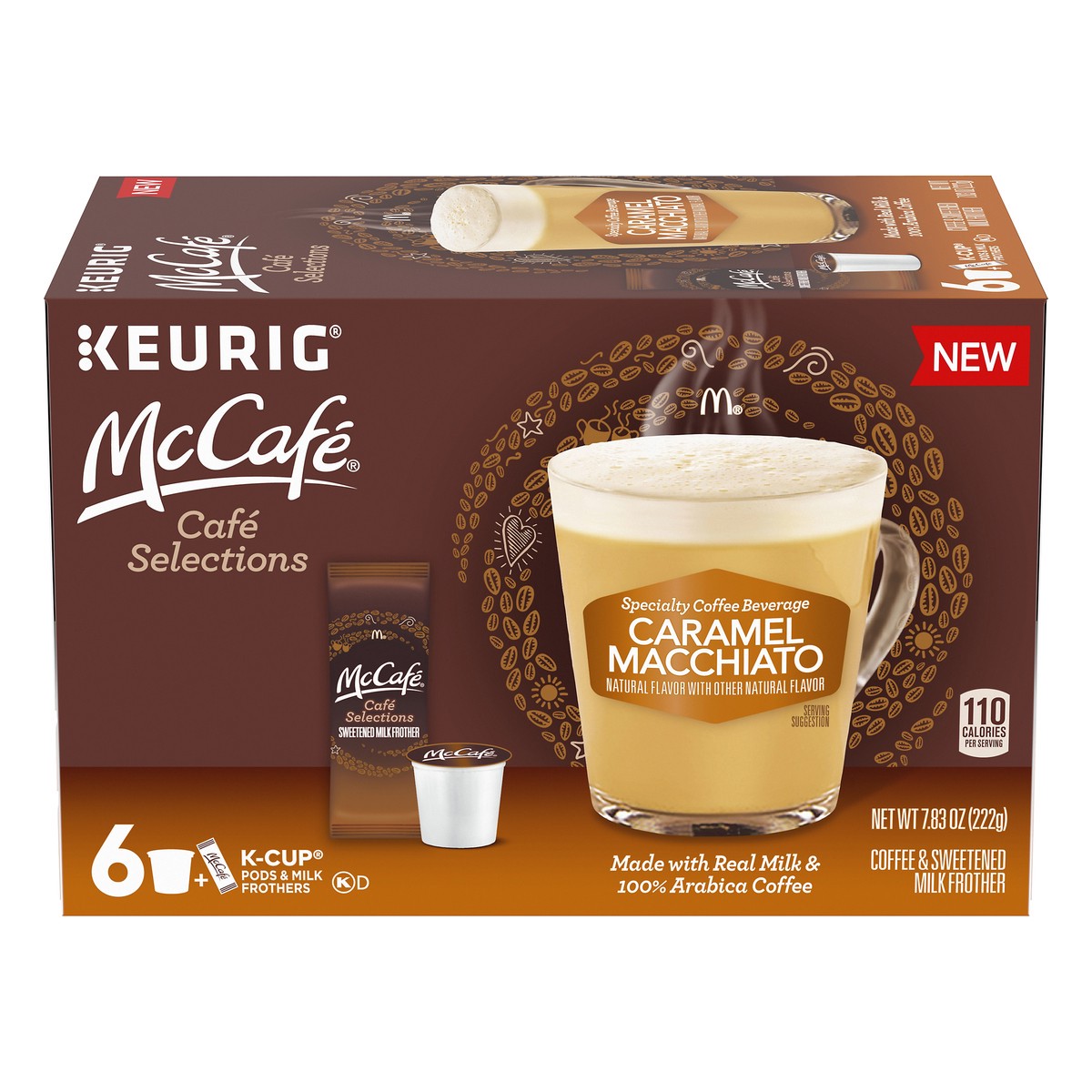 slide 12 of 14, McCafé Cafe Selections Caramel Macchiato 6 ct box, 7.83 oz