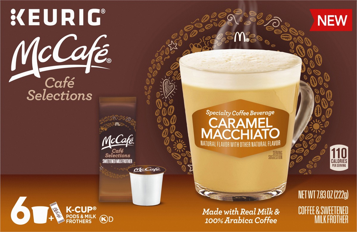 slide 13 of 14, McCafé Cafe Selections Caramel Macchiato 6 ct box, 7.83 oz